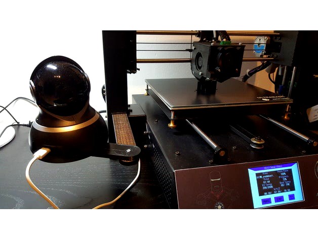 YI IP camera mounting for Anycubic i3 Mega by danielreichegger