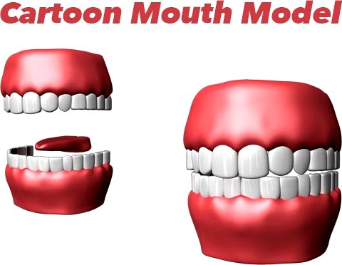 Cartoon Mouth Model
