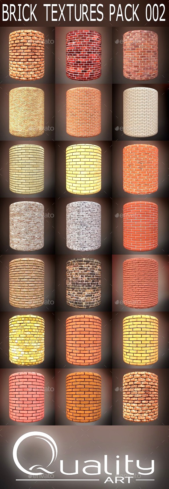 Brick Textures Pack 002