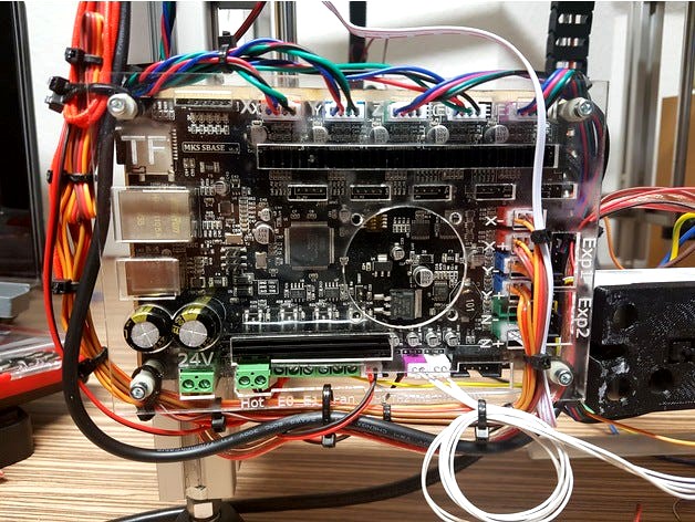 MKS sbase v1.3 lasercut case for 3030 by PW-Sys