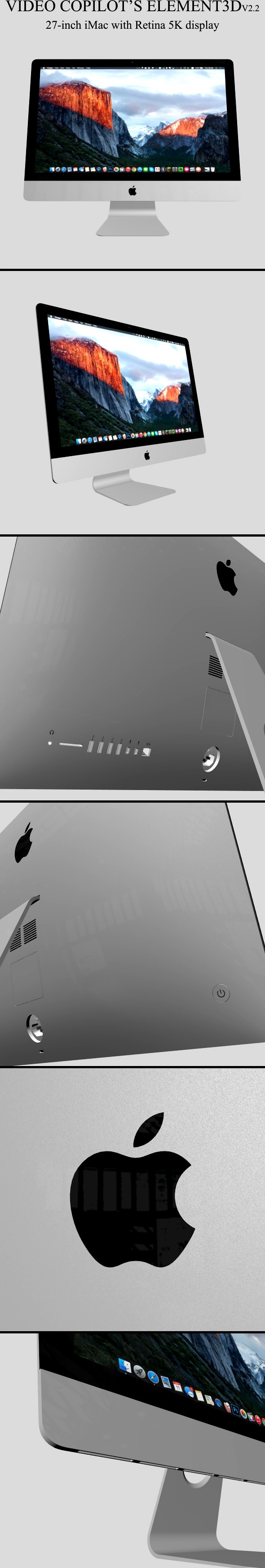 Element3D - iMac Retina 5K 2015