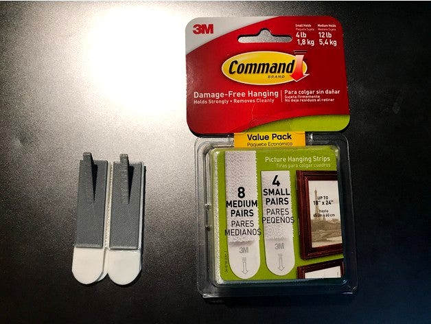 3M Command Hook by ZAxis3D