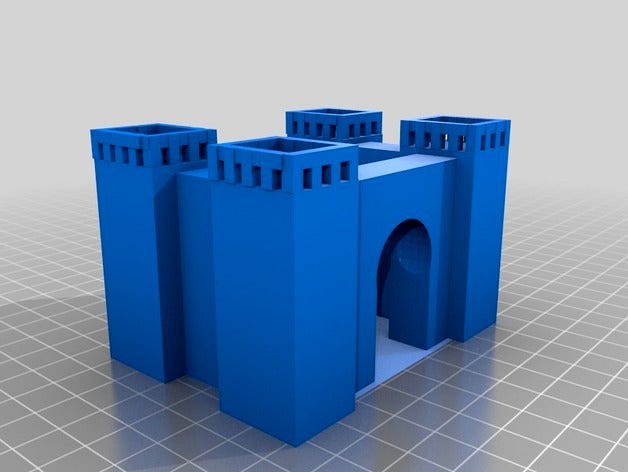 Basic castle by GamerGuy_TV
