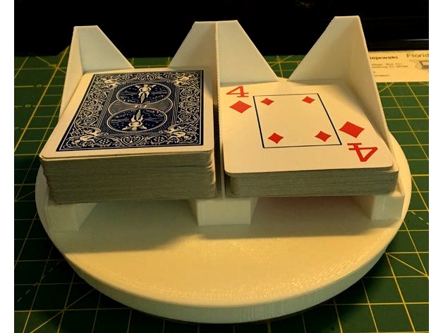 Double Playing Card Turntable by Flashsolutions