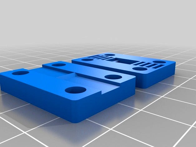 Y-Axis Belt Block for Anet A8 or AM8 by DinkyMods