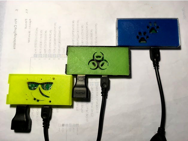 Pi Zero Snap-fit case  by Triangle3D