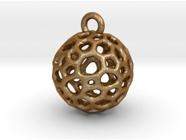 Voronoï sphere pendant experiment by Incartades