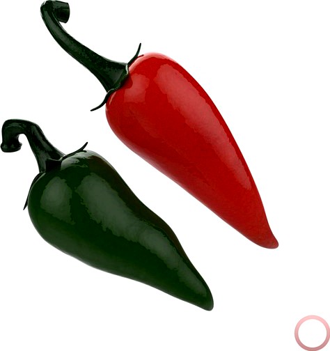 Red and Green Chili Peppers