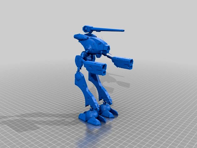Robotech - Zentradi Officer Battle Pod - Battle Damage (Made to Move)  by alpokemon