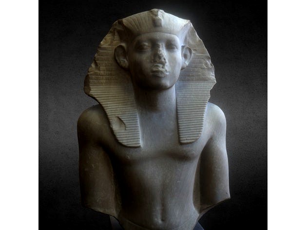 Bust of an Egyptian King by GeoffreyMarchal