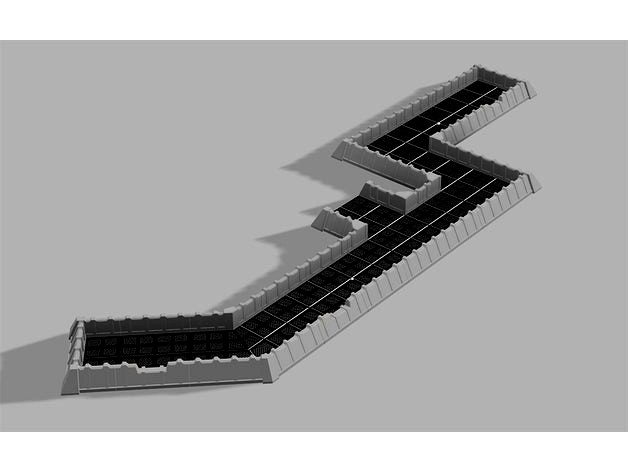 Warhammer 40K Modular Trench by braeda