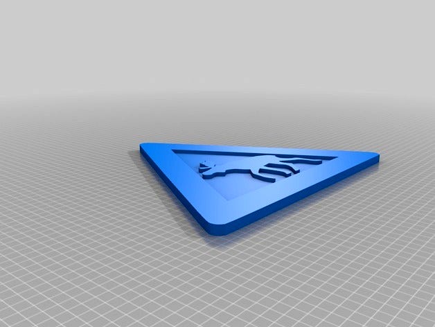 Moose roadsign by Zwxq3