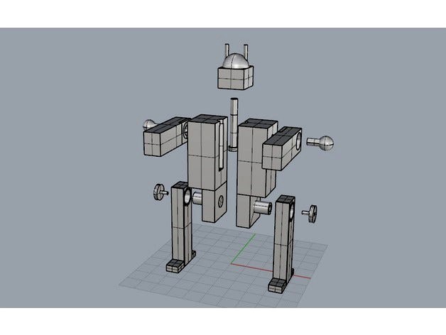 Buildable Robot by UMF3D