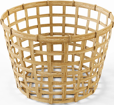 Wicker Basket Ikea Gaddis (diameter 32)