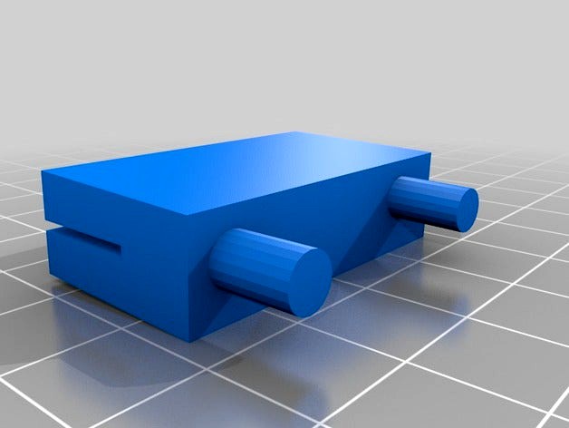 Beam Block for 1'' hole spacing (optics table) by docphoton