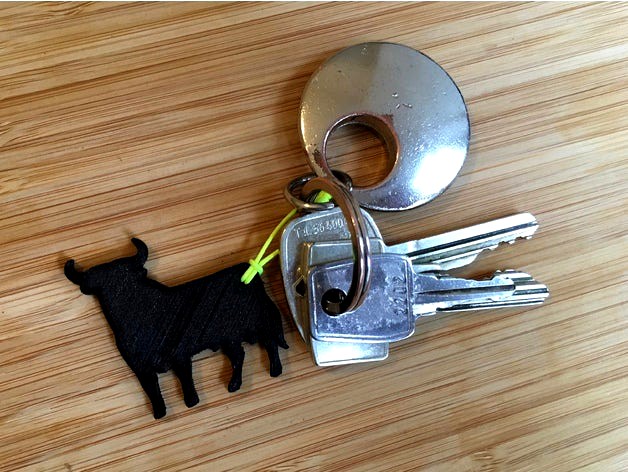 Toro de Osborne - Osborne's Bull for keychain by deLamorDesign