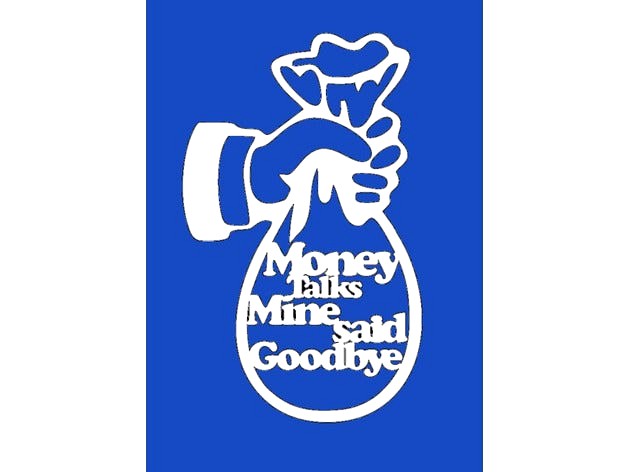 Money Talks - Plaque by Anubis_