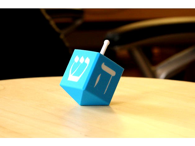 Multi-Color Dreidel by MosaicManufacturing