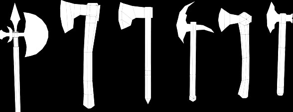 Low Poly Weapon Model.