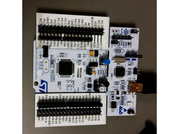 STM32-Nucleo-F103RB Label Thing by fingerfarbensound