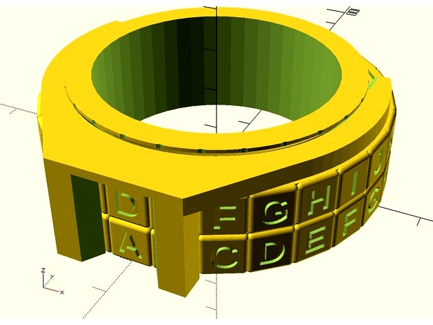 Cipher Ring V4 by osj1961
