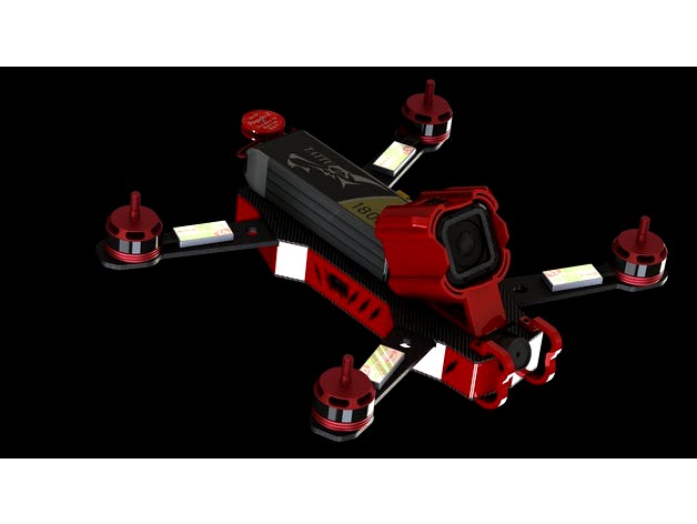 ZMR lapiece3D low racer UNI-SPACER FPV  by lapiece3d