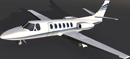 Cessna 550 citation II private jet