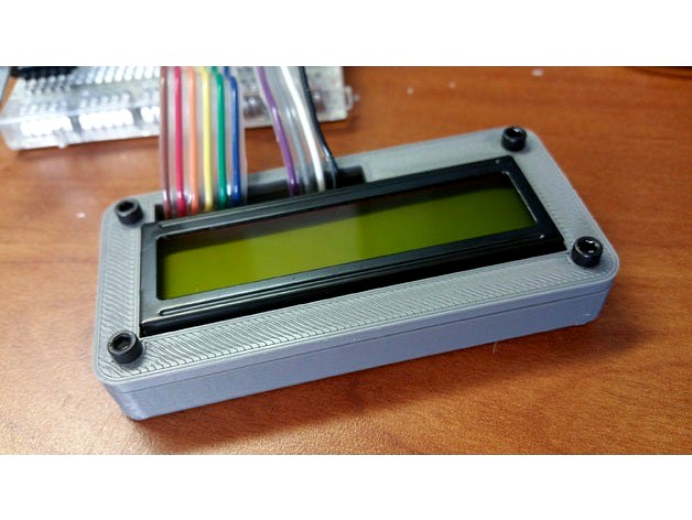 1602 LCD enclosure by Fireflynj