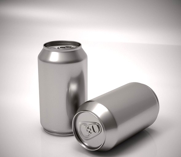 Aluminum soda can