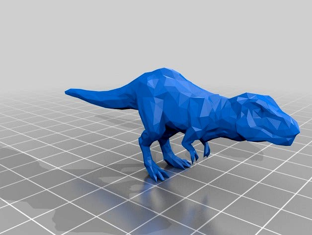 low poly tyrannosaurus by TVVGGE
