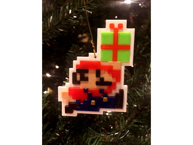 Mario Hanging Ornament by fasteddy516