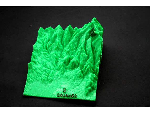 Ultra Sierra Nevada Running Mountain by FORMAT3D