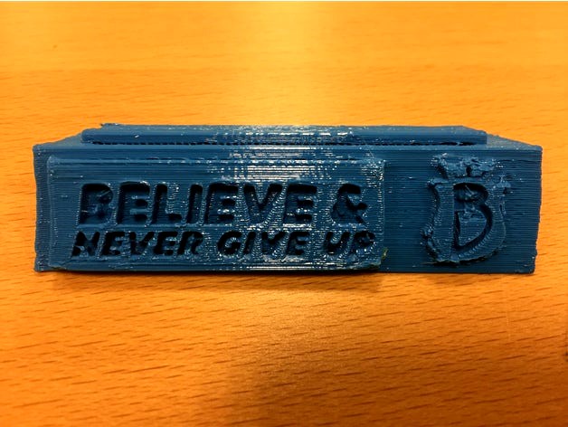 Espoo Blues table sign by sirjake