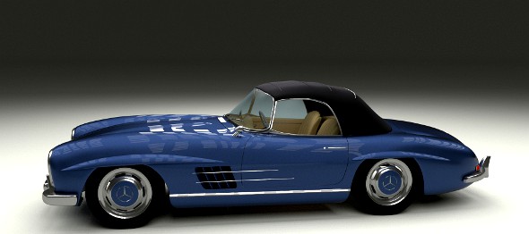 Mercedes 300SL Roaster Top