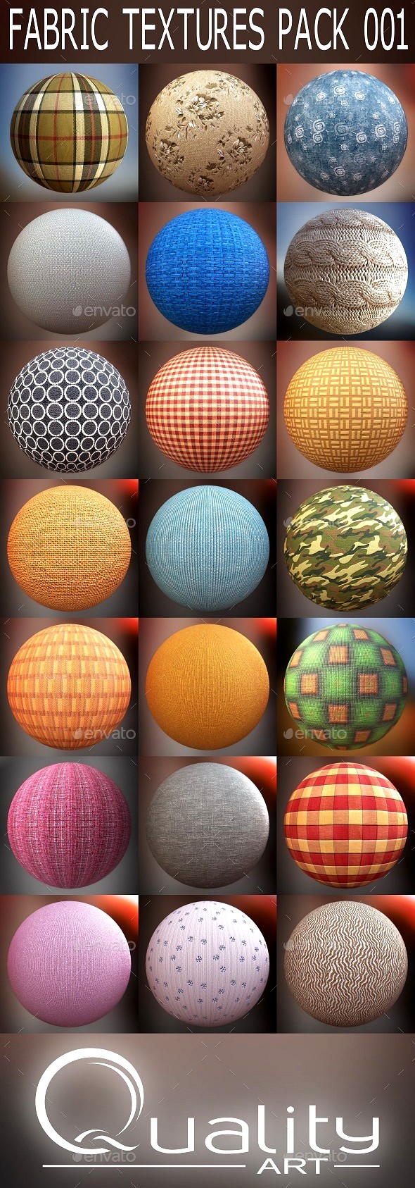 FABRIC TEXTURES PACK 001