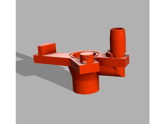Stepcraft Cnc Exhaust Adapter  by figueira1601