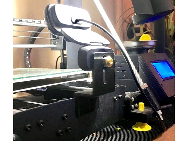 Webcam Mount for Maker Select / Wanhao i3 by Skalla_J