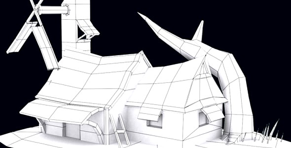 Low Poly House Model