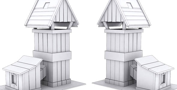 Low Poly Tower Model