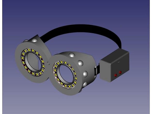 LED Goggles by reparator