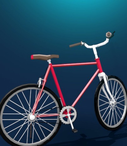 Bicycle Low Poly