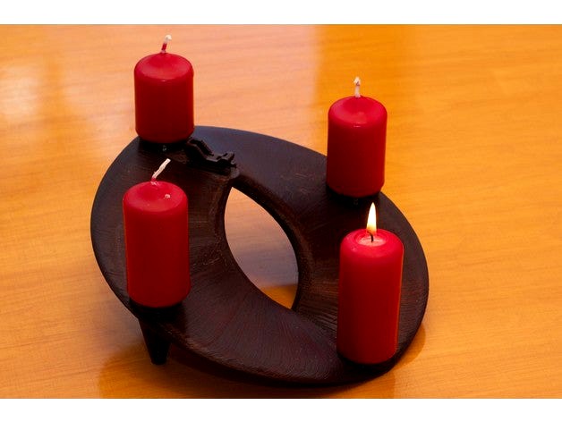 Advent wreath - Adventskranz by albert1stein
