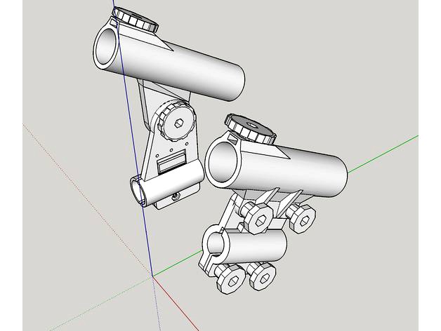 Universal Fishing Rod Wheelchair Mount by AprilStorm