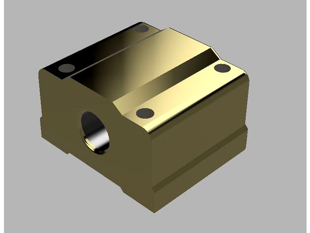 Pillow block 10mm by Zizixa