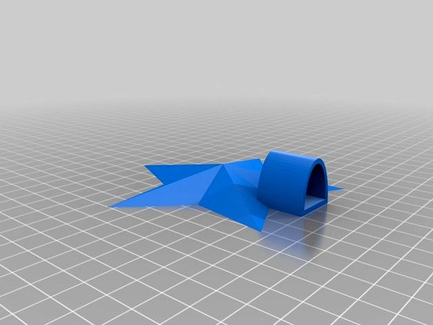 Christmas tree topper star by StringyMcStringface