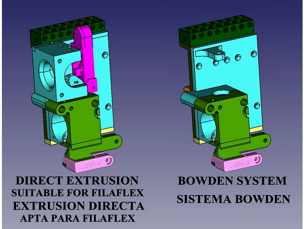 ANET A8 interchangeable extruder, fast dismantling by charlye98