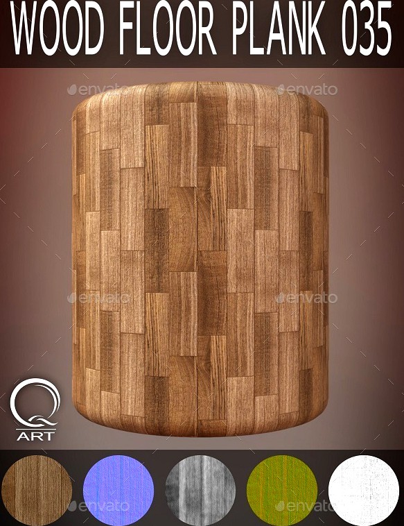 Wood Floor Plank 035