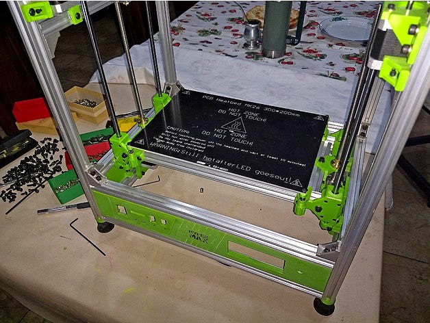 Dual Z and Bed Mount for Hypercube by azorko