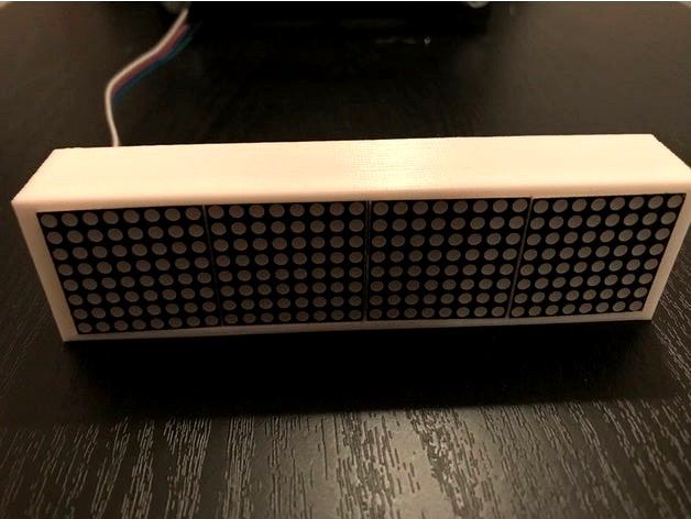 LED Matrix Case (MAX7219 8x8)  by ItalicSix