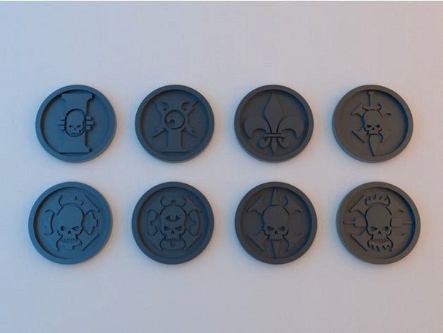 40k Tokens - Imperial Agents - 40mm x 4mm by alphaflight83